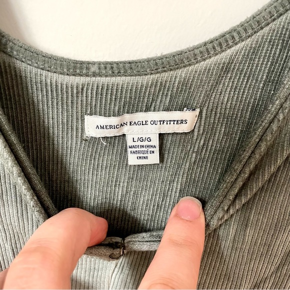 American Eagle Y2K Ribbed Tie Dye T Shirt Dress. - Picture 4 of 7